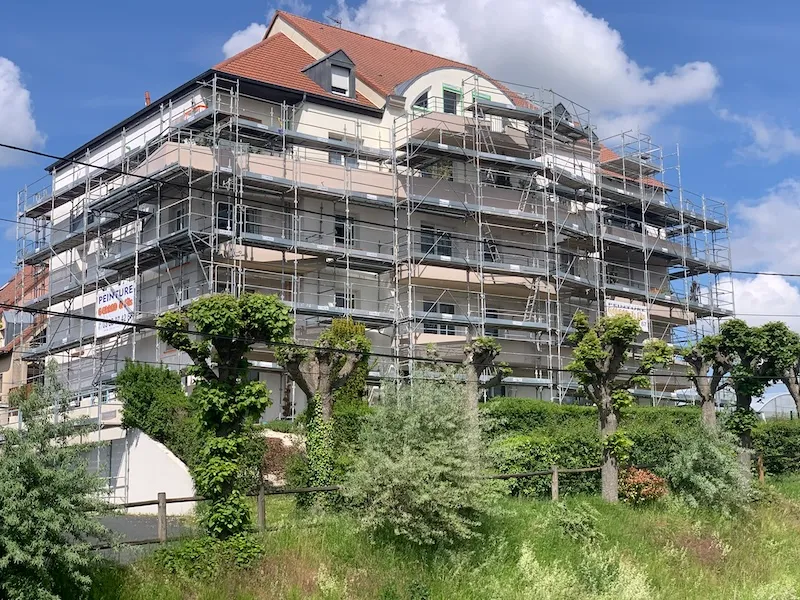 Chantier — Échafaudage